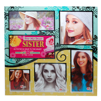 "Photo Frame with message for Sister - 317- 002 - Click here to View more details about this Product